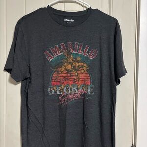 Wrangler Charcoal Amarillo Graphic Tee